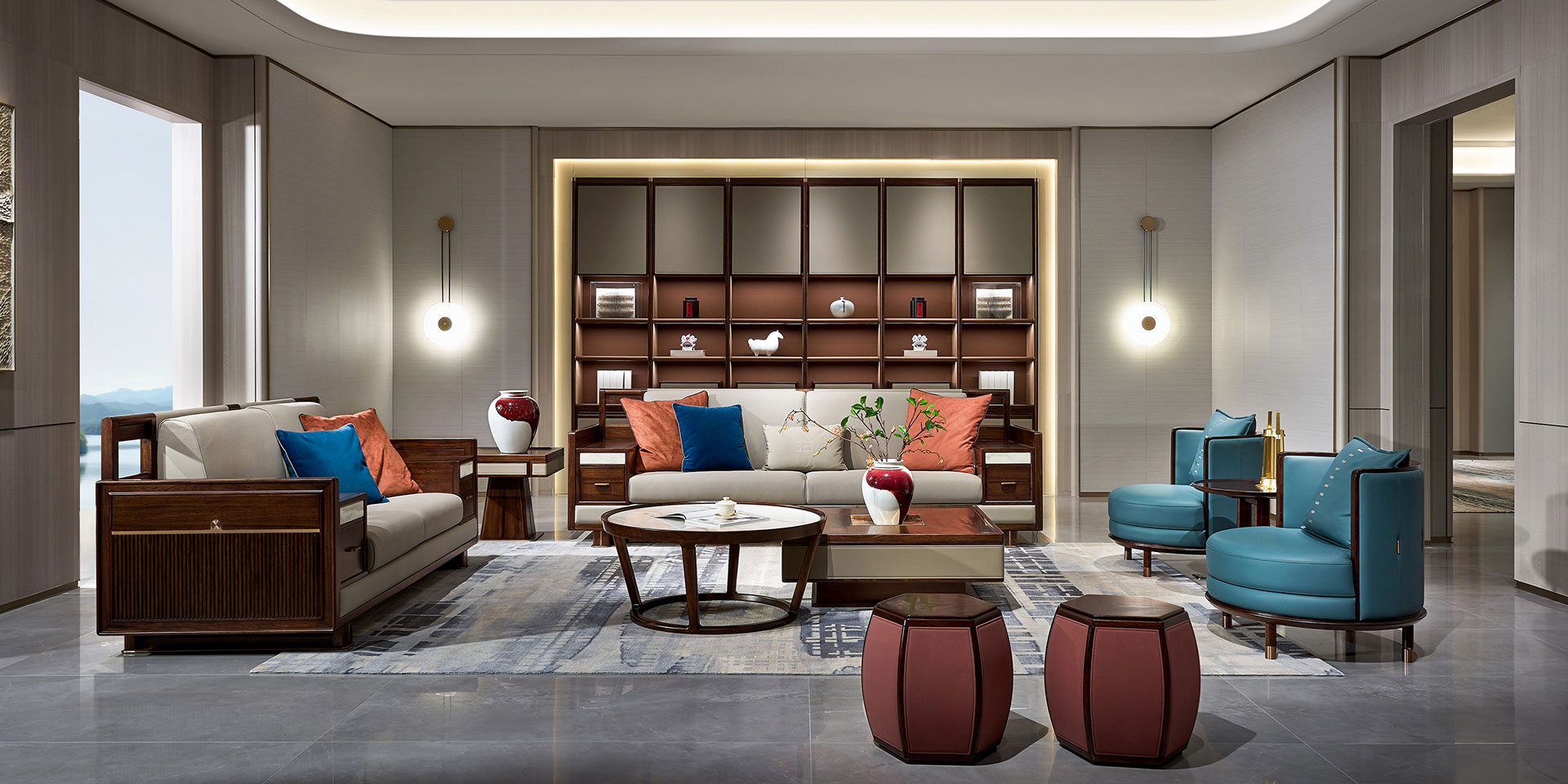 水墨丹青大厅空间